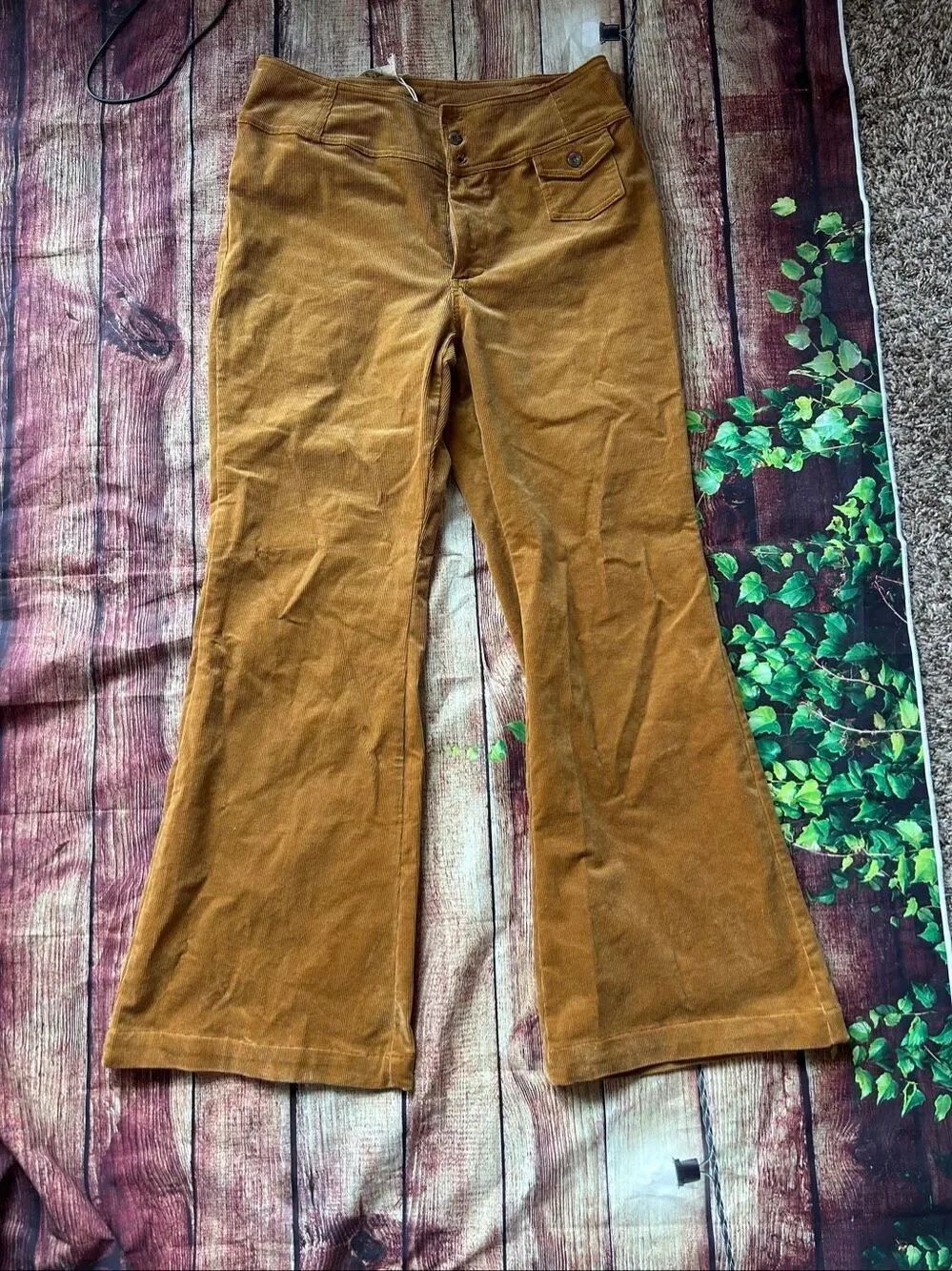 Mystree Tan Corduroy Pants Size L